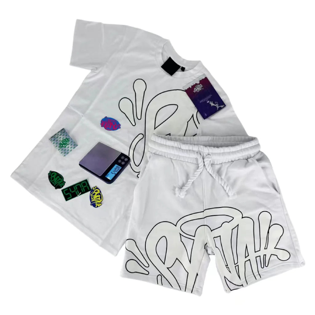 Syna World Short Set - (WHITE)