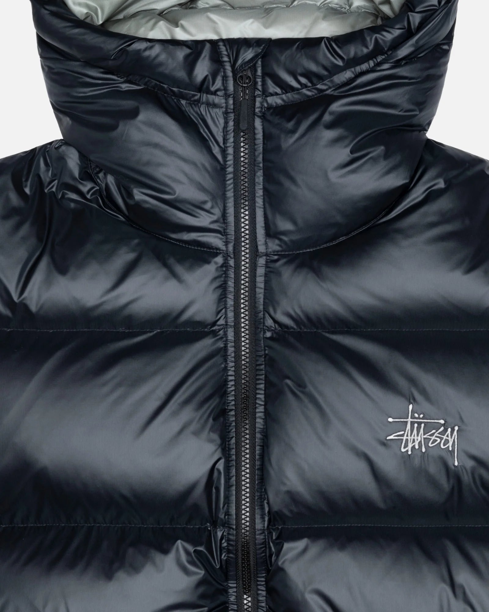 Logo Puffer - Grey/Black
