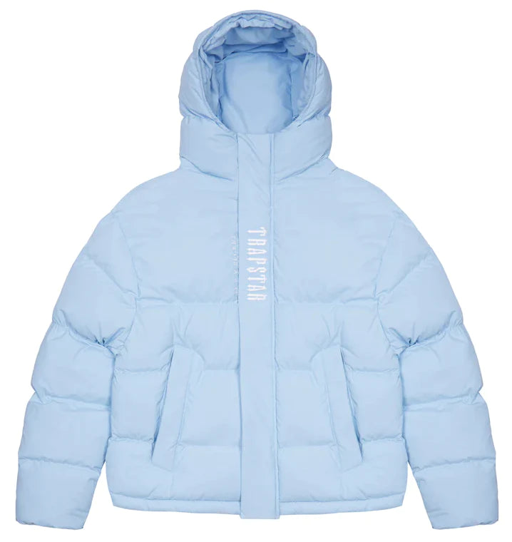 Trapstar Decoded Hooded Puffer 2.0 - (ICE BLUE)