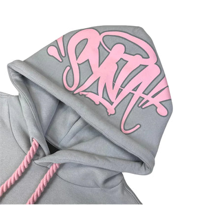 Syna World Tracksuit - (GREY/PINK)