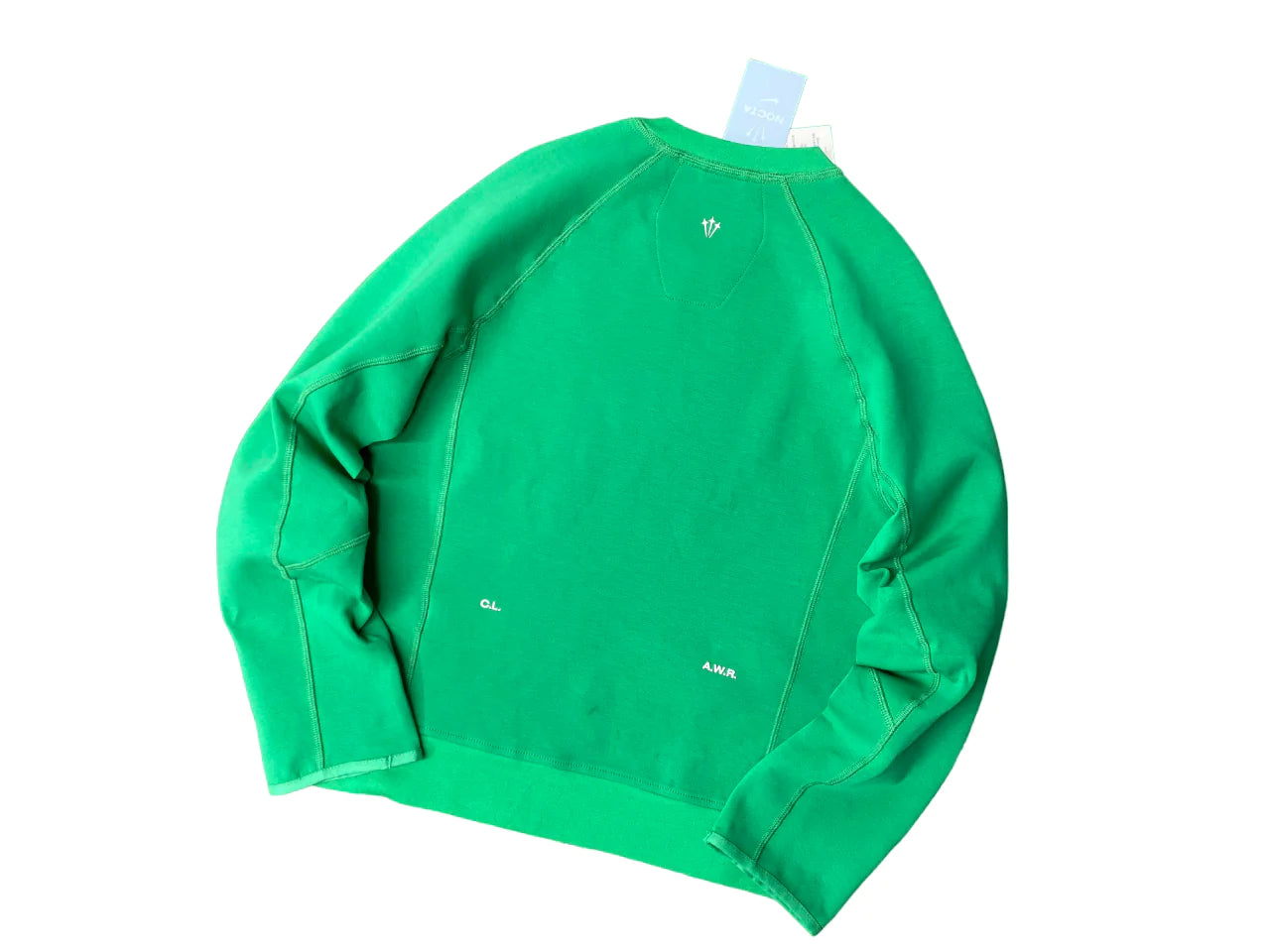 NOCTA Tech Fleece Crewneck - (STADIUM GREEN/SAIL)