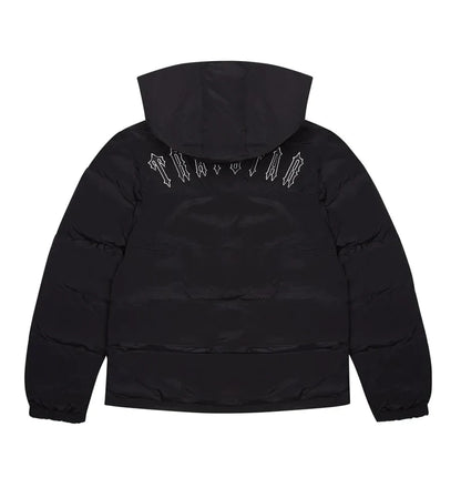 Trapstar Irongate Detachable Hooded Puffer Jacket - (BLACK)