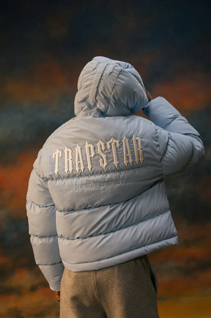 Trapstar Decoded Hooded Puffer 2.0 - (ICE BLUE)