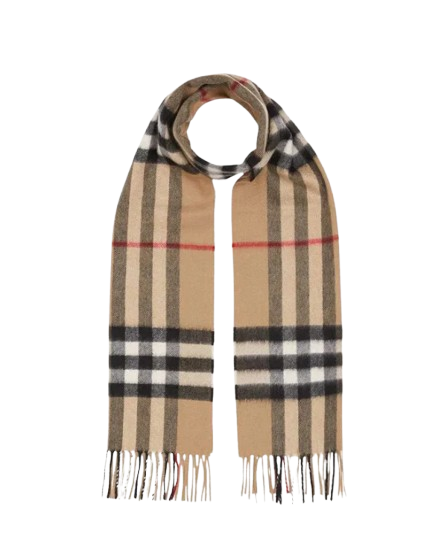 Chequered Cashmere Scarf