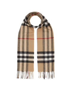 Chequered Cashmere Scarf