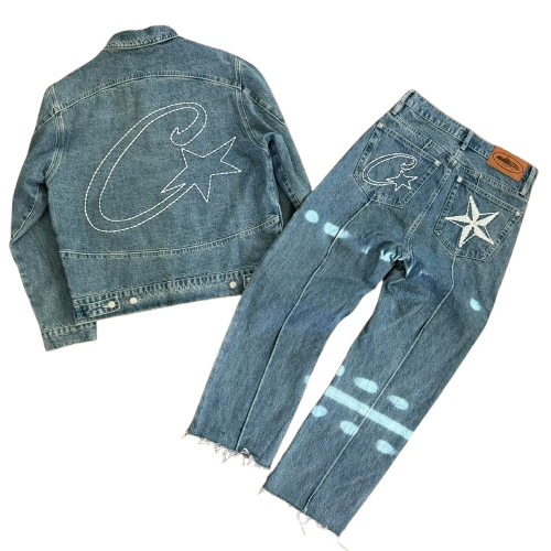 Corteiz C Star Denim TrackSuit