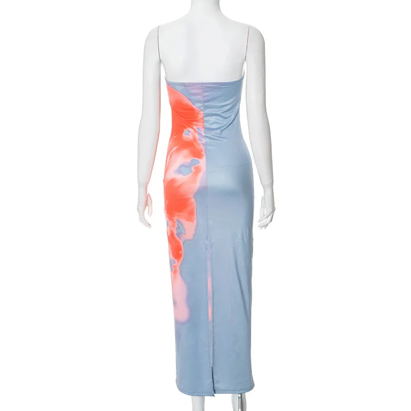 Strapless Bodycon Maxi Dress