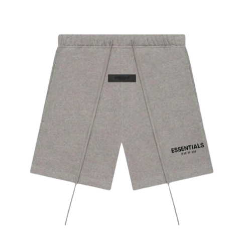 Fear of God Essentials Dark Heather Oatmeal Shorts (SS22)