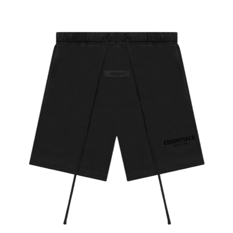 Fear of God Essentials Black Shorts (SS22)