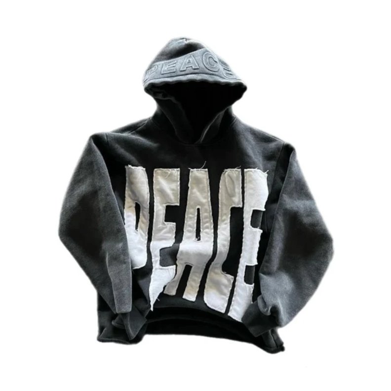 PEACE CLOUD Crop Hoodie