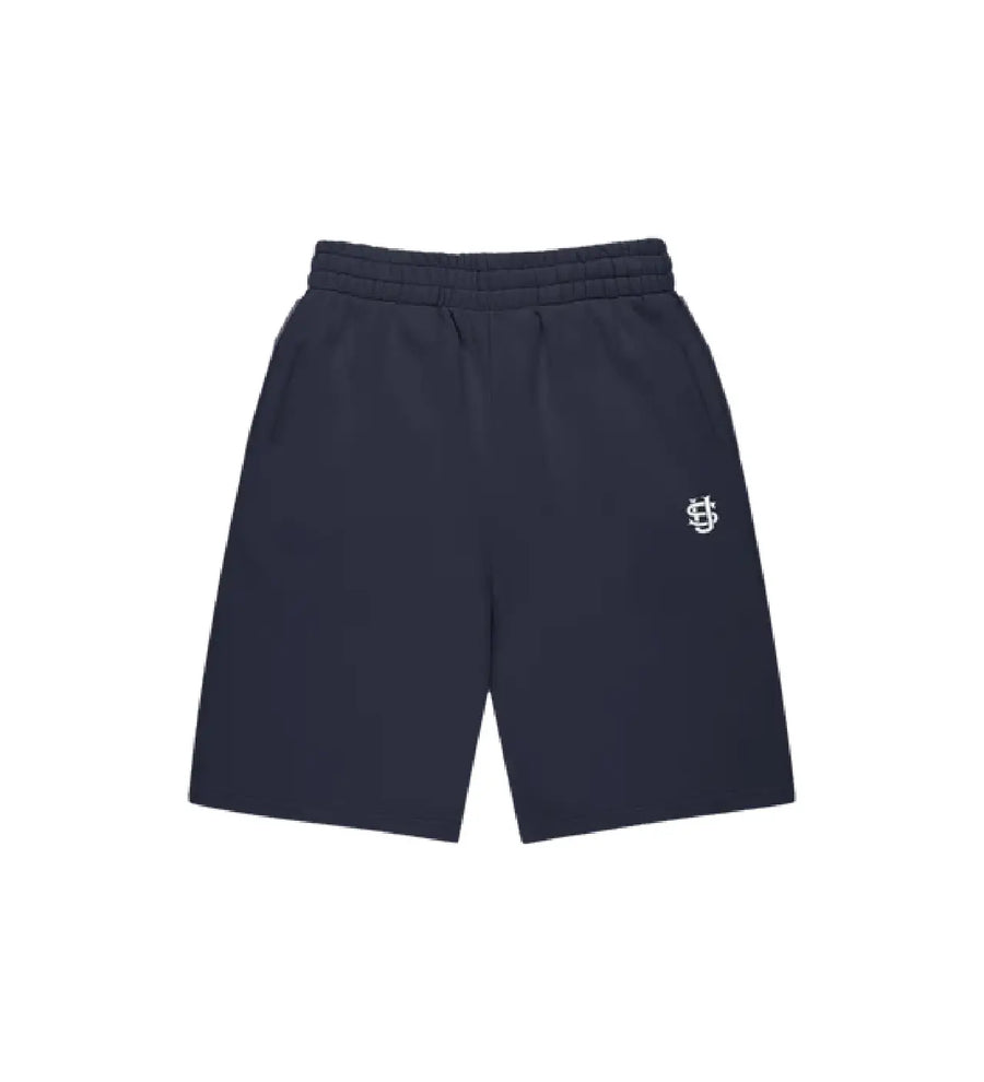 NAVY SOLAR FLEECE SHORTS