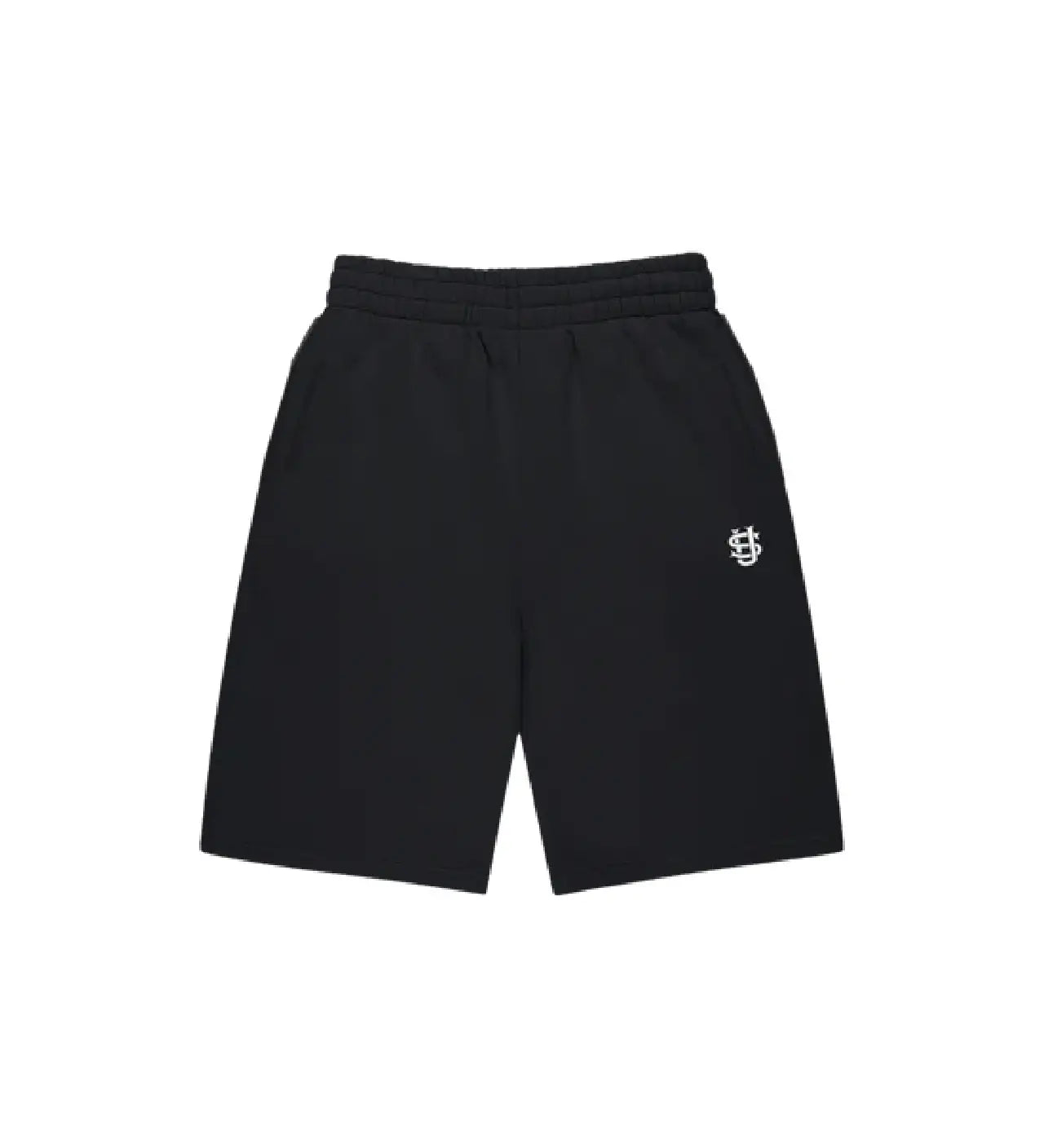 BLACK SOLAR FLEECE SHORTS