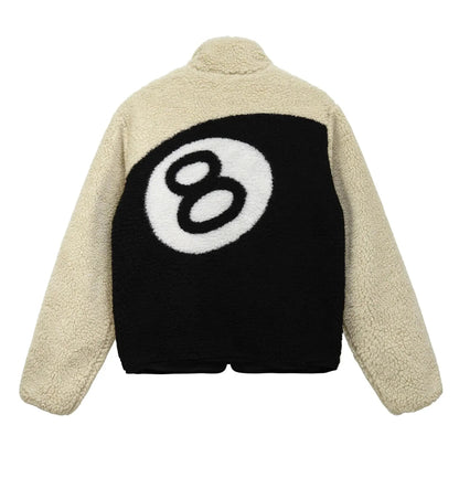 Stussy 8 ball Sherpa Reversible Jacket