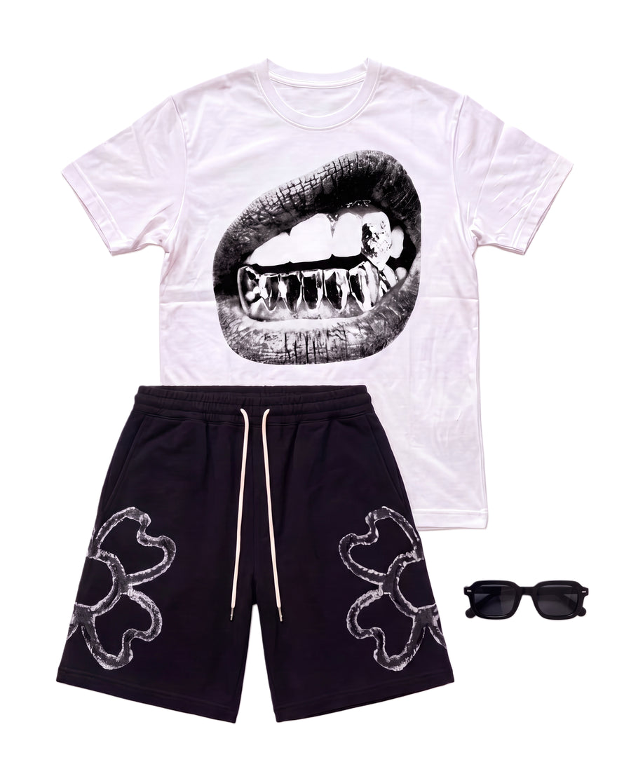 Viral Outfit Grillz flat lay