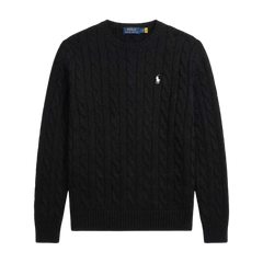POLO — CABLE KNIT SWEATER