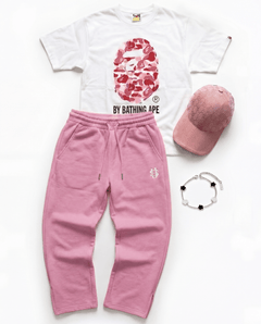VIRAL OUTFIT - PINK BAPE FIT