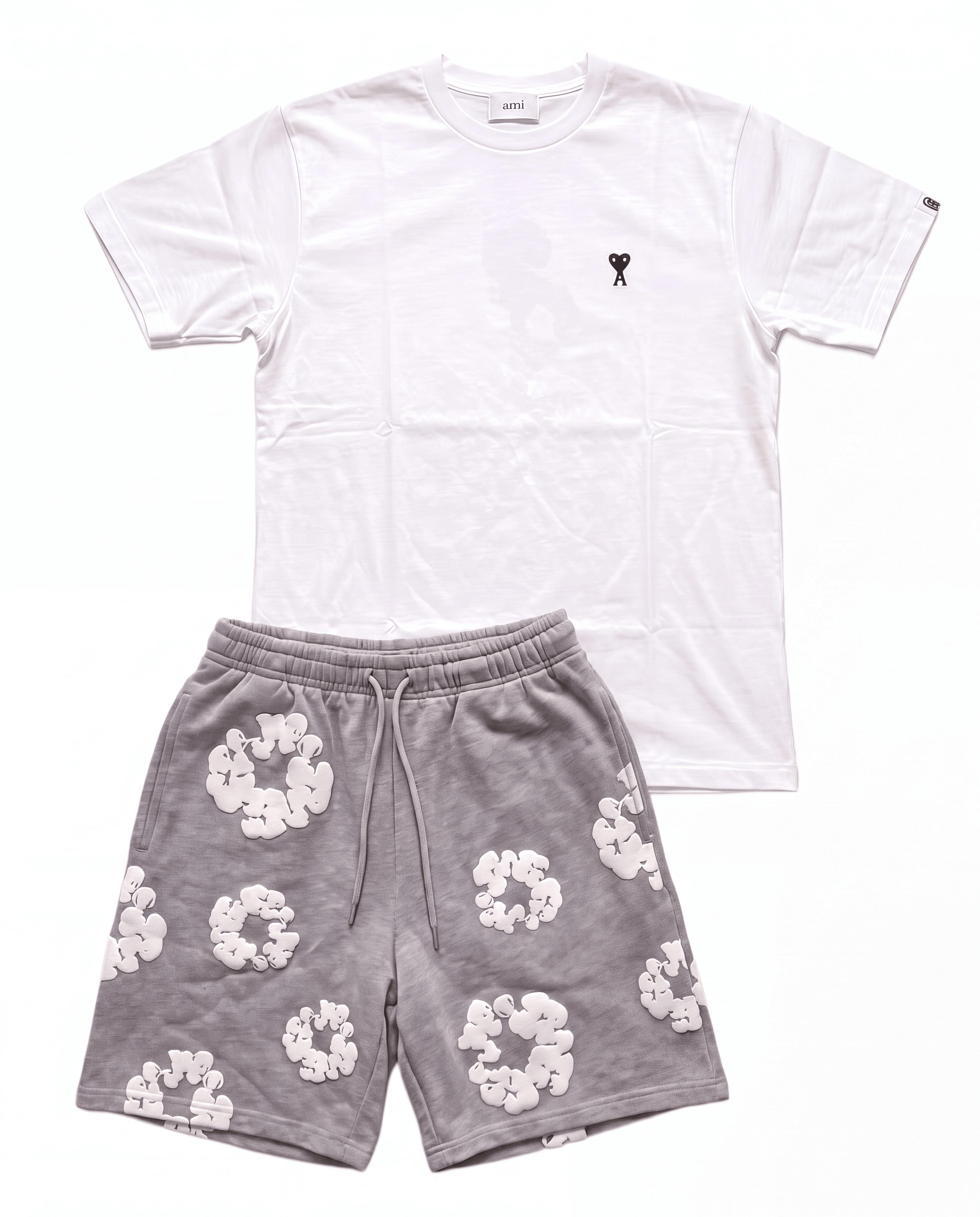 VIRAL OUTFIT - GREY HEART FIT