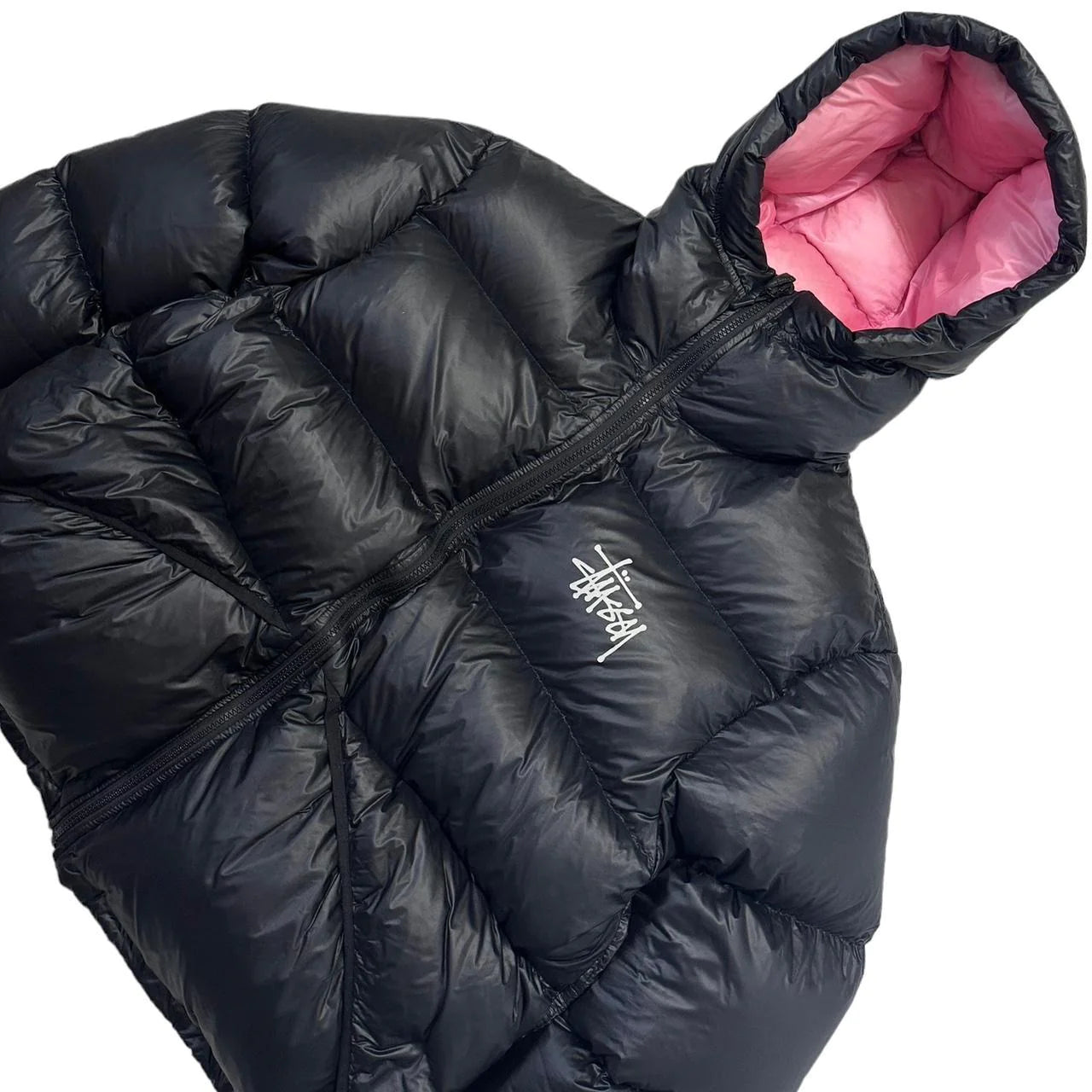 Stussy Puffer Pink-Black