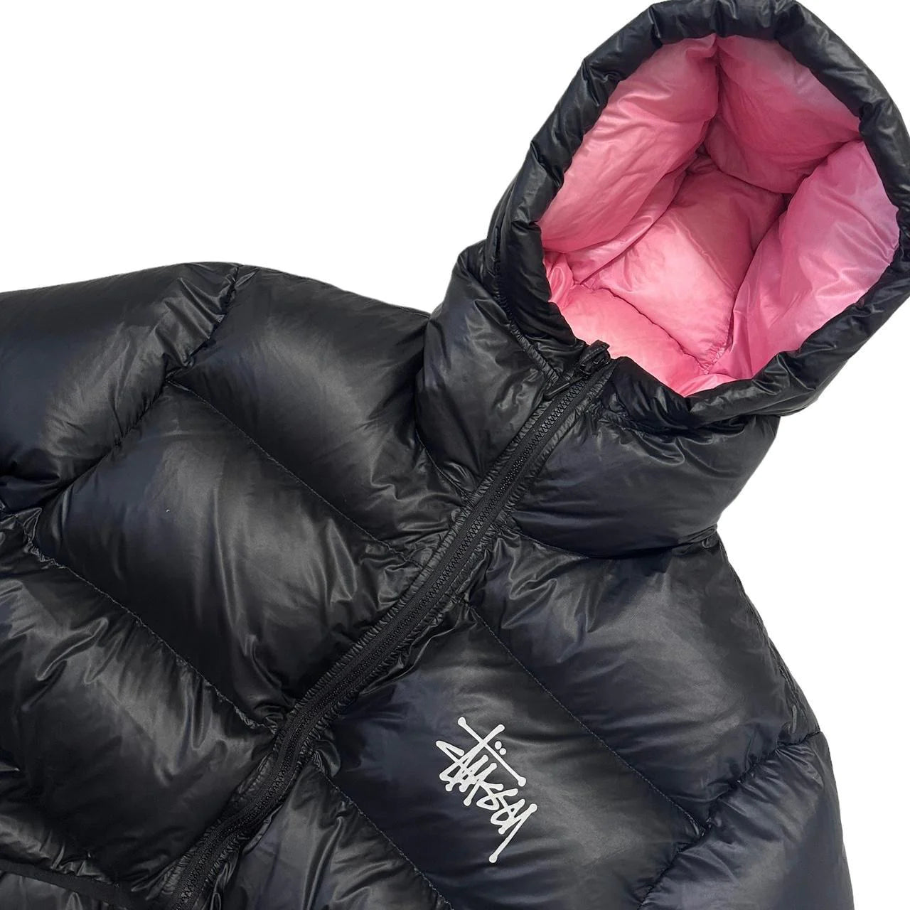 Stussy Puffer Pink-Black