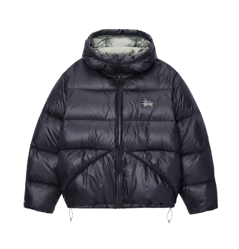 Logo Puffer - Grey/Black